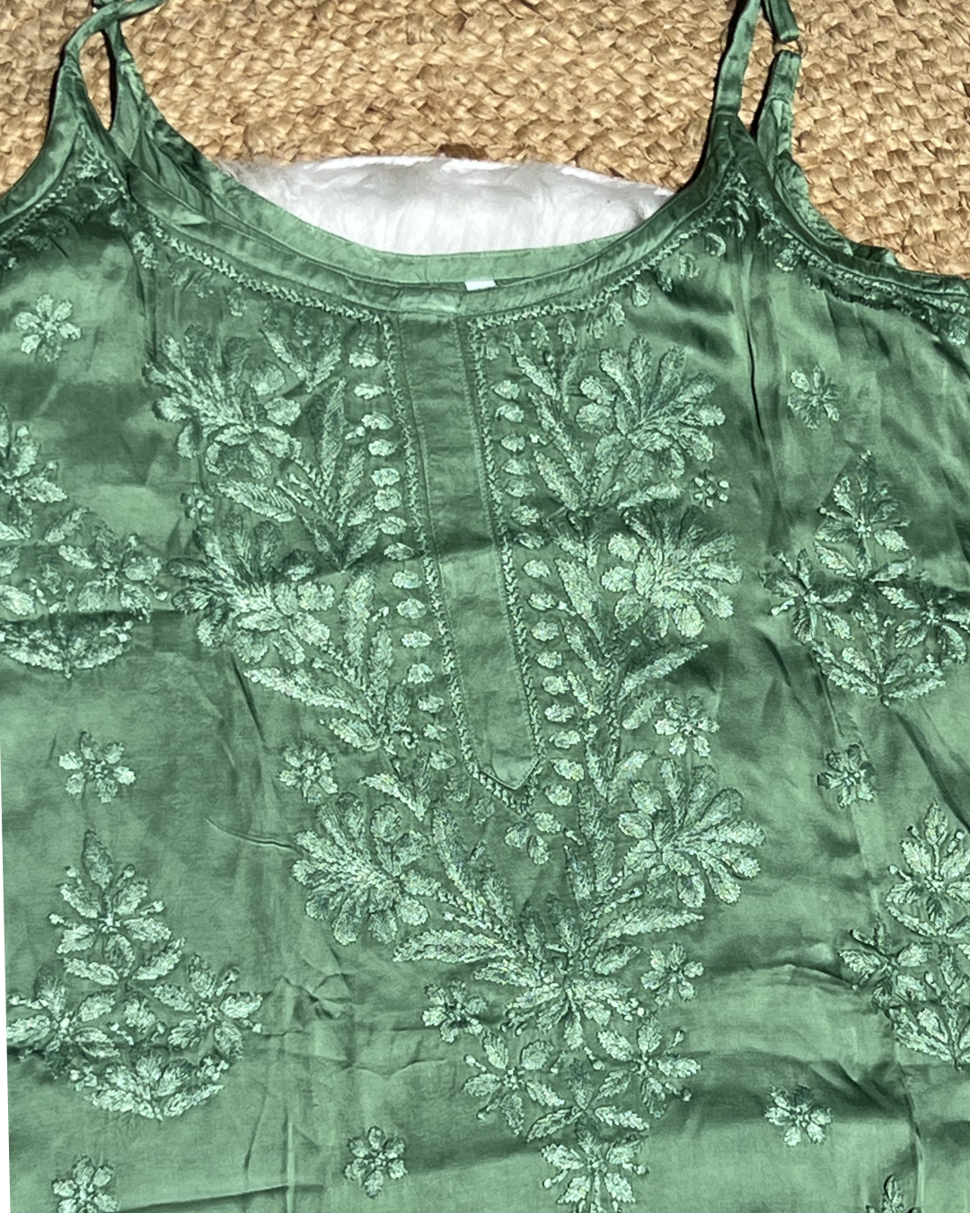 Muslin Chikankari Kurti | Lucknow Chikankari Gurgaon