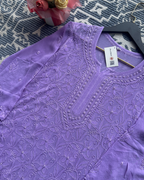 premium Bottle Green Chikankari Kurti | Timeless Elegance & Comfort