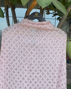 Pink Hand Embroidered Chikankari Dupatta