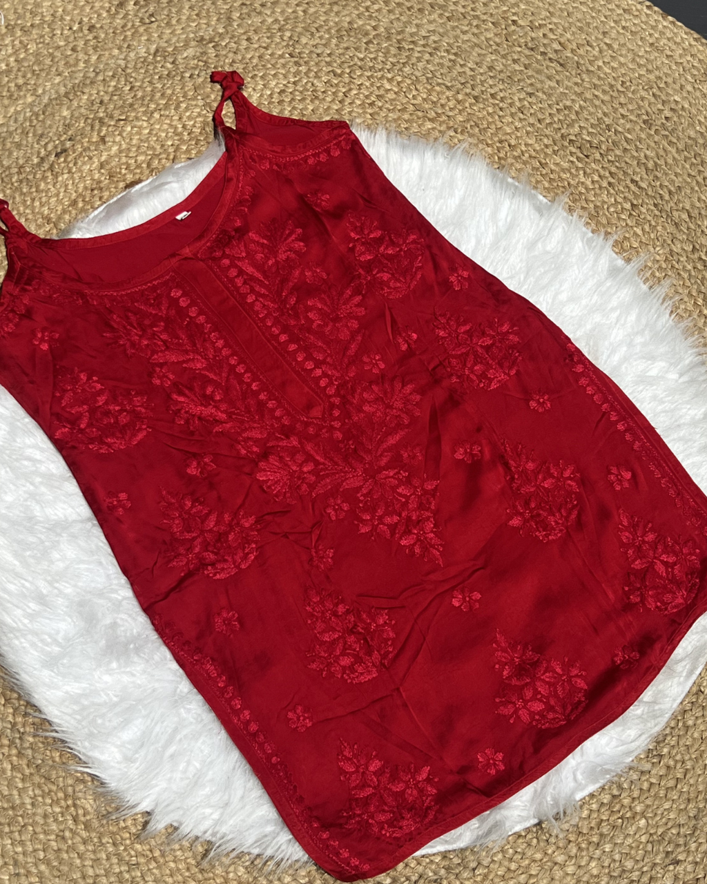 Muslin Chikankari Kurti | Lucknow Chikankari Gurgaon