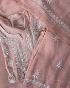 Stitched mul Cotton Chikankari Suit Set | Chikankari Studio Gurgaon