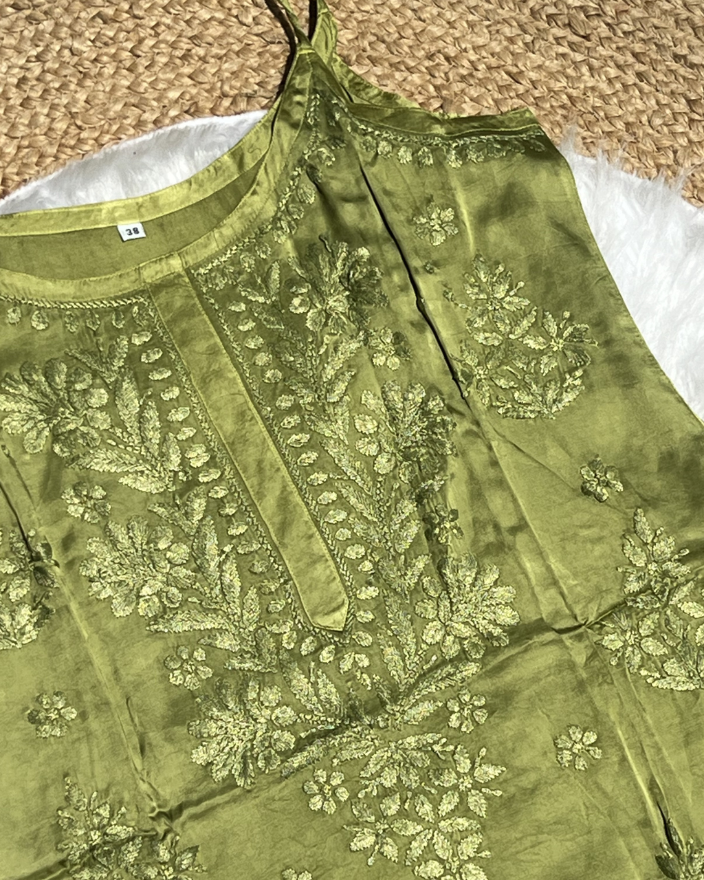 Muslin Chikankari Kurti | Lucknow Chikankari Gurgaon