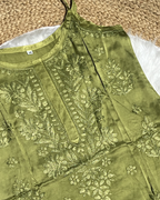Muslin Chikankari Kurti | Lucknow Chikankari Gurgaon