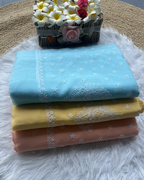 Cotton Chikankari Saree with Blouse | Lucknow Chikankari Gurgaon