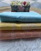 Cotton Chikankari Saree with Blouse | Lucknow Chikankari Gurgaon