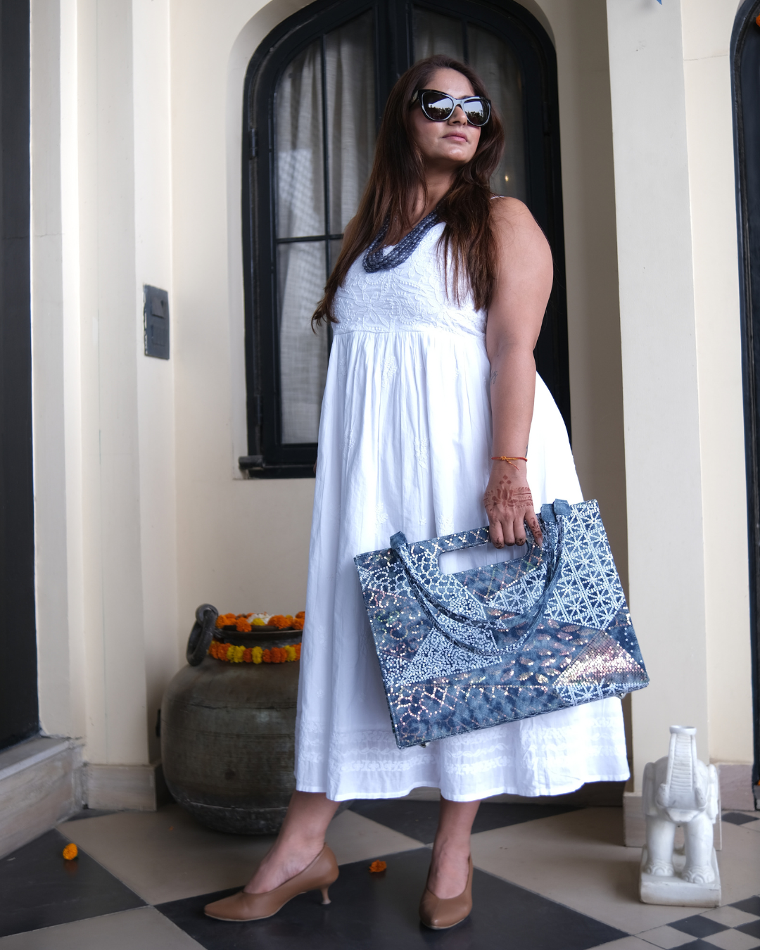 Premium White Summer Dress | Elegant, Breathable & Effortlessly Stylish ✨