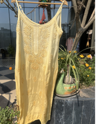 Long Muslin Chikankari Kurti | Chikankari Studio Gurgaon