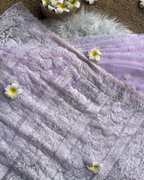 Pure Georgette Chikankari Saree with Blouse | Chikankari Studio Gurgaon