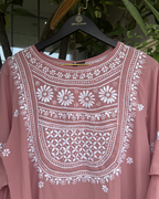 white  Chikankari Dress | Lucknow Chikankari Gurgaon