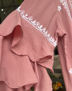 white  Chikankari Dress | Lucknow Chikankari Gurgaon