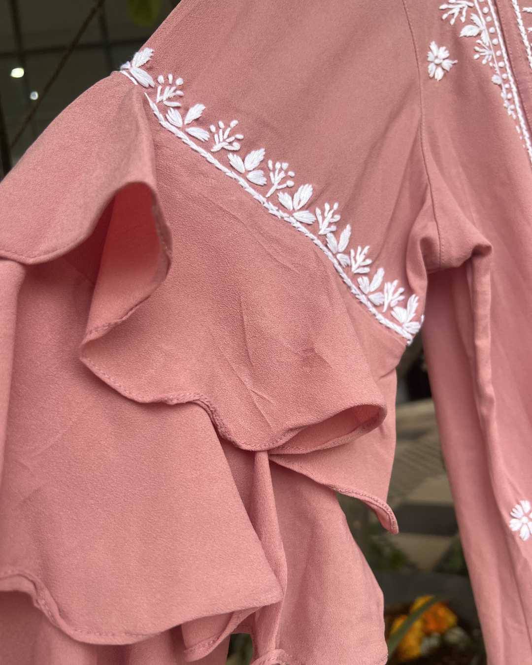 white  Chikankari Dress | Lucknow Chikankari Gurgaon