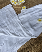 White Chikankari Palazo