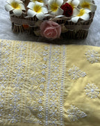 Cotton Chikankari Unstitched Suit | Lucknow Chikankari Gurgaon