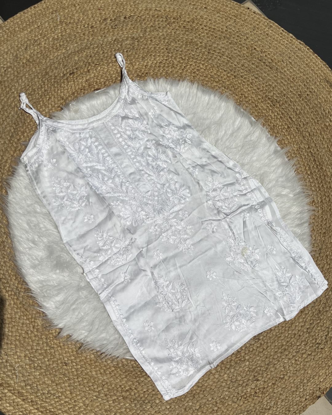 Muslin Chikankari Kurti | Lucknow Chikankari Gurgaon