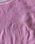 Women's Chikankari Embroidered Short Top