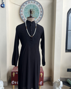 Men’s Black Chikankari Kurta – Mal Cotton Hand Embroidered Kurta | House of Nandini