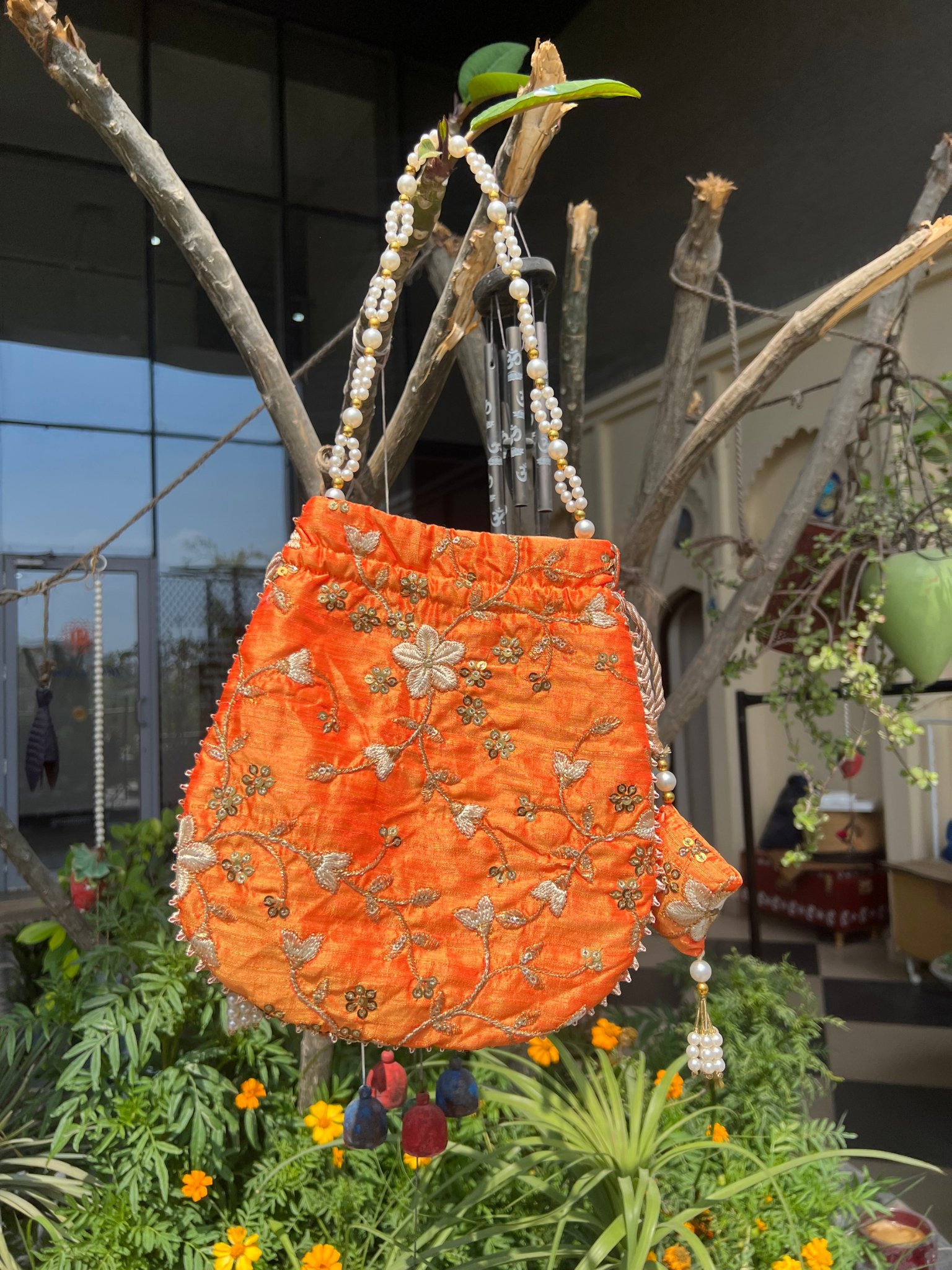 Embroidered Potli Bag – Handcrafted Luxury for Occasion Wear