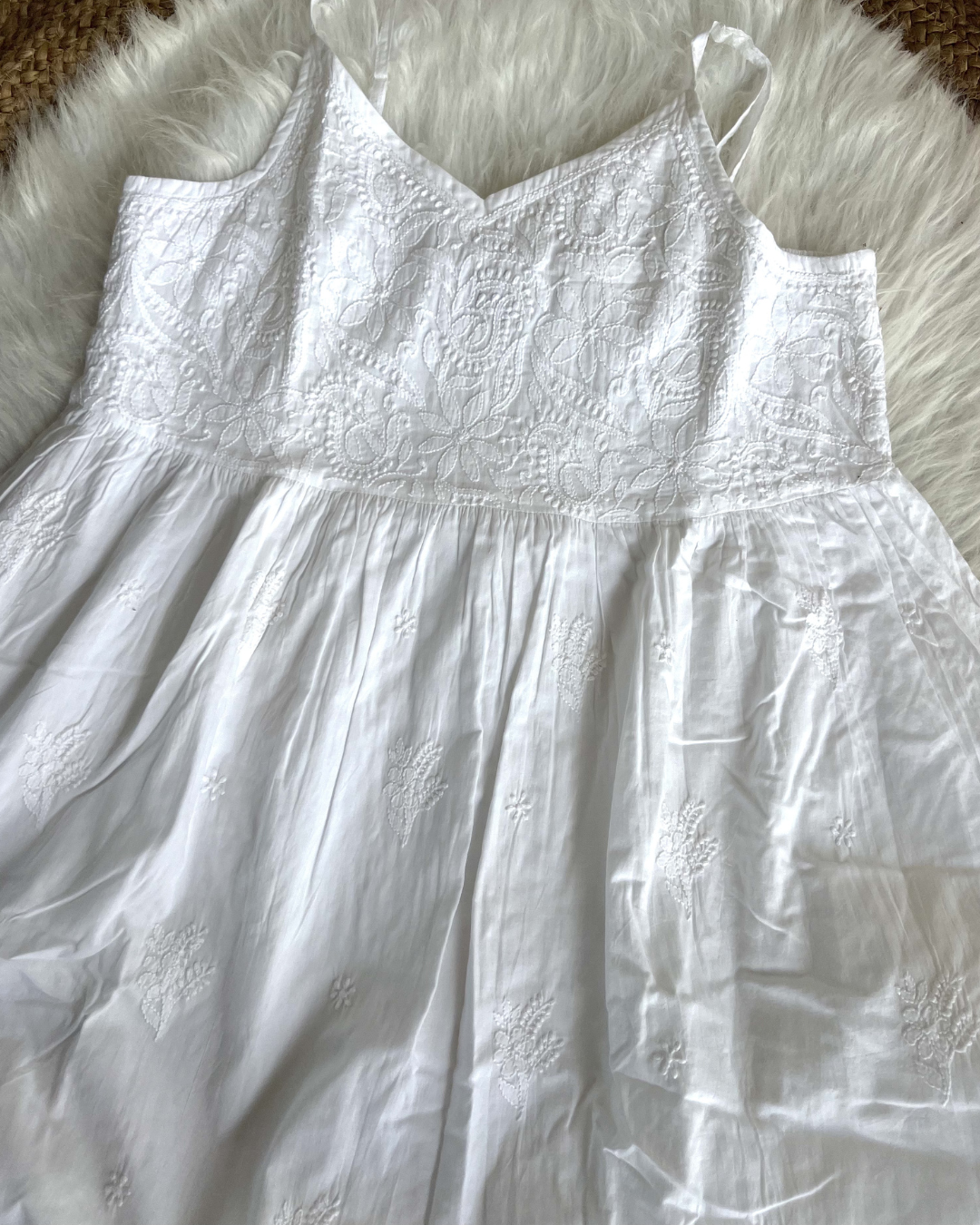 Premium White Summer Dress | Elegant, Breathable & Effortlessly Stylish ✨