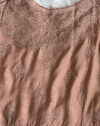 Women's Chikankari Embroidered Short Top