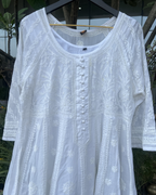Chikankari Anarkali Kurta | Lucknow Chikankari Gurgaon