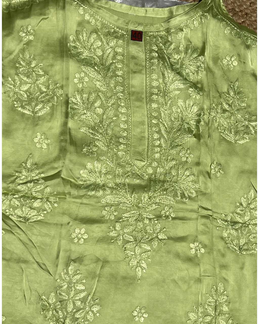 Muslin Chikankari Kurti | Lucknow Chikankari Gurgaon