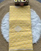 Cotton Chikankari Saree with Blouse | Lucknow Chikankari Gurgaon