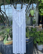 Sleeveless Georgette Chikankari Kurti | Strap Kurti Collection Gurgaon