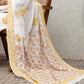 Off-White Saree with Blouse