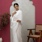 White Dyeable Saree