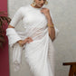 White Dyeable Saree