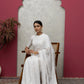 White Dyeable Saree