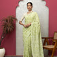 Green Georgette Saree with Blouse