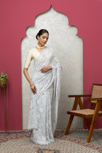 Elegant Georgette Saree with Blouse
