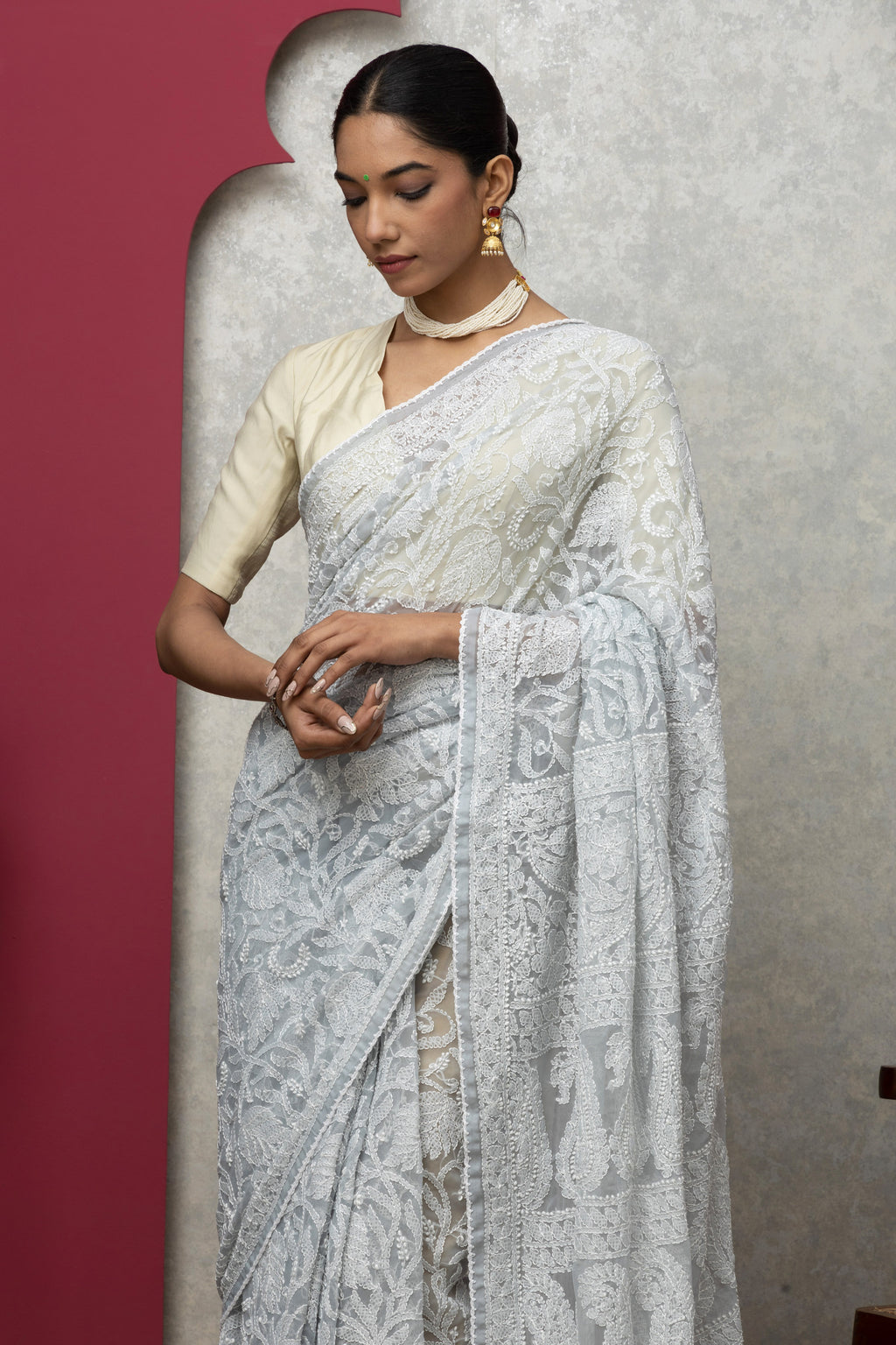 Elegant Georgette Saree with Blouse