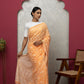 Peach Georgette Saree with Blouse