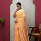 Peach Georgette Saree with Blouse