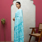 Georgette 50/50-Saree BLUE