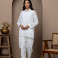 White Georgette Shirt