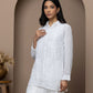 White Georgette Shirt