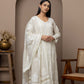 Elegant White Tissue Stitched Kurti