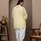 Yellow Georgette Shirt