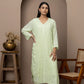 Green Mul Cotton Kurti