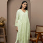 Green Mul Cotton Kurti
