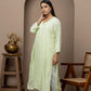 Green Mul Cotton Kurti