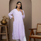 Purple Mul Cotton Kurti