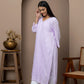 Purple Mul Cotton Kurti