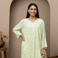 Green Mul Cotton Kurti