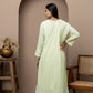 Green Mul Cotton Kurti