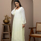 Lemon Yellow Georgette Ombre Kurti