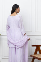 Elegant Stitched Kurti Sharara Set
